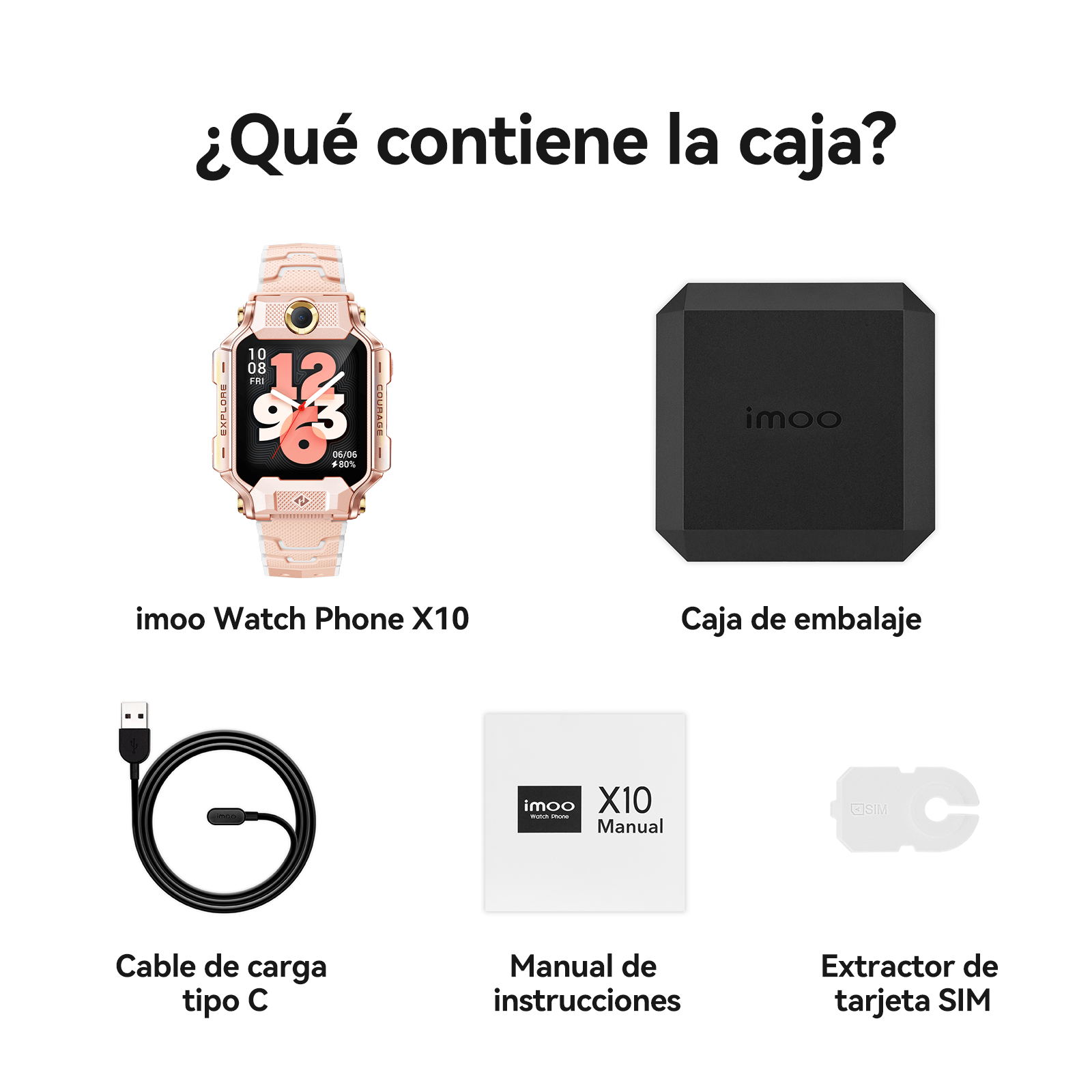 imoo Smartwatch X10_Rosa_8